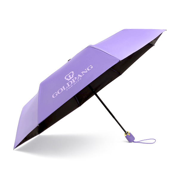 골드팡 시그니처 퍼플 자외선차단 자동 우산+양산